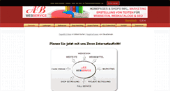 Desktop Screenshot of ab-webservice.de